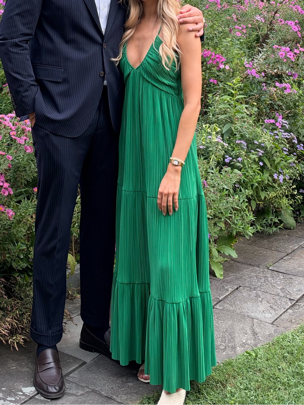 H&M Green Maxi Dress